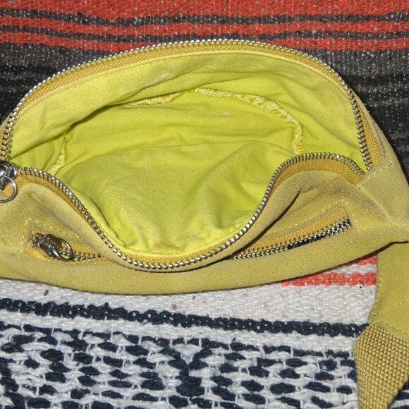 Urban Outfitters Suede fanny Pack in Chartreuse - Picture 3 of 8